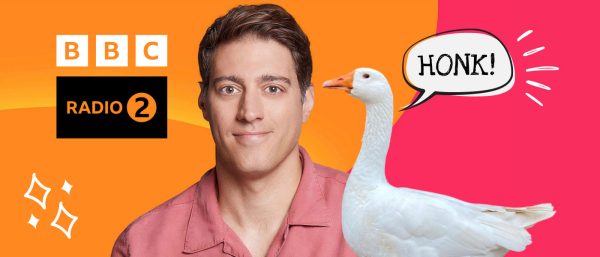 Biscuit the goose becomes BBC Radio 2 Mascot!