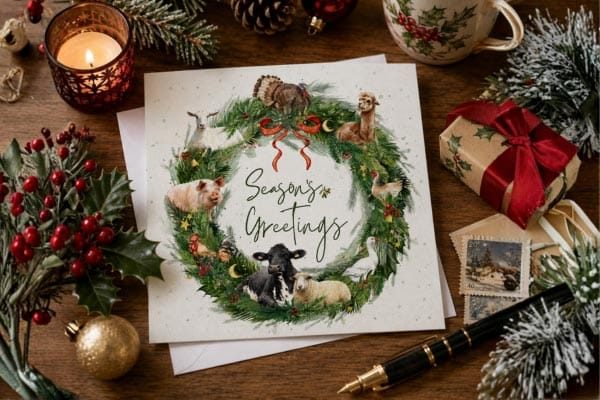 Animal charity Christmas cards